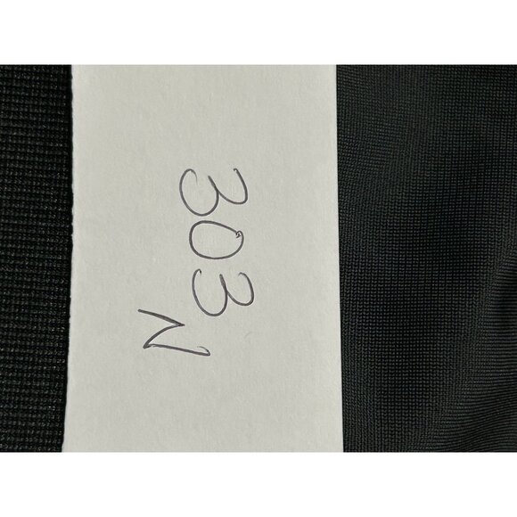 Adidas Mens Black White Full Zip Track Jacket Logo Sz 2XL - Picture 8 of 8